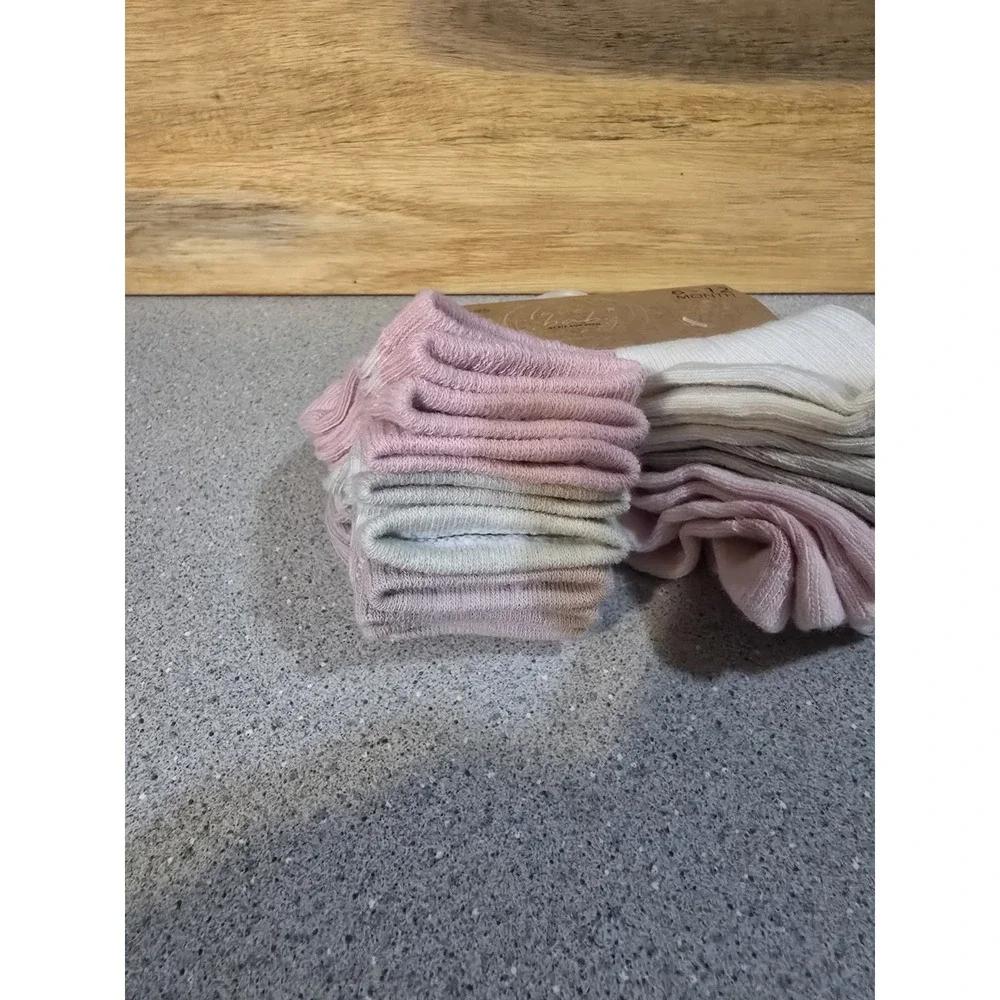 Love Baby 10 Pack Of Baby Girls Socks 6 - 12 Months Baby Socks, Pink Socks